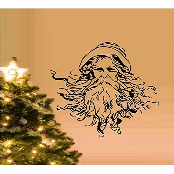 Decal ~ Christmas Decal ~ OLD SAINT NICK: CHRISTMAS ~ WALL OR WINDOW DECAL, 20" x 23"