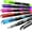 Mixed, variant on Zebra Fuente - Disposable Fountain Pen - Black, Light Blue, Red, Green, Pink, Violet - Pack of 6
