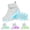 F-659White, variant on ZHOGXU Children Kids Girls Sneakers Non Slip Soft Sole Led Light Fashion Comfortable Shoes For Casual Daily Wear,Black,3.5-4 Years