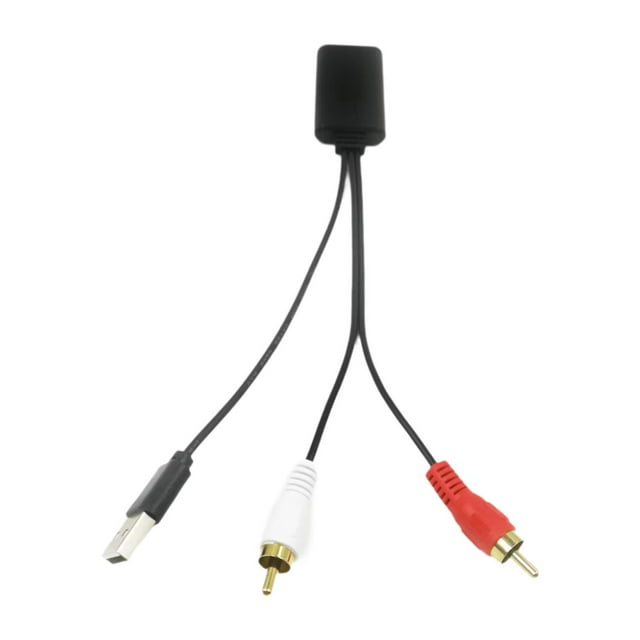 Adaptador de cable de audio para coche, conector estéreo para radio de coche, módulo de accesorios para automóviles RCA USB