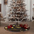 thumbnail image 4 of Fotbe Casino Card Soccer Pattern Christmas Tree Skirt, Tree Skirts Plush Christmas Decorations, Christmas Tree Skirts Xmas Decorations Holiday Party Decor-48", 4 of 6