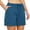 Blue, variant on Women's Hiking Shorts with Pockets Quick Dry Lightweight Outdoor Summer Shorts for Women Fishing Climbing Blue M
