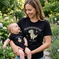 thumbnail image 4 of Mom and Baby Shirt, Personalized Mamasaurus Babysaurus Matching Family Shirts, Cute Dinosaur Mom and Mini Outfit, Birthday Gift, 4 of 7