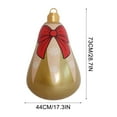 thumbnail image 5 of Luoshdecor Christmas Inflatable Ball Outdoor Decoration,Giant 30 in Gloves Bell Pine Outdoor PVC Xmas Ornaments for Garden Yard Patio Decorations, 5 of 8