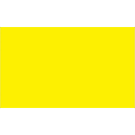 Tape Logic Inventory Rectangle Labels 3" x 5" Fluorescent Yellow 500/Roll DL632L