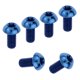 thumbnail image 1 of Tornillo de cabeza de bicicleta Baoblaze 6 Piezas M5 x 10 mm Azul, 1 of 8