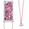 thumbnail image 1 of Funda FOXDOCK para iPhone SE con Cuerda Ajustable, Brillo Líquido, Protección Antigolpes y Lente – Ideal para Regalo, 1 of 6