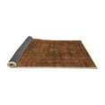 thumbnail image 2 of Ahgly Company Indoor Square Oriental Orange Industrial Area Rugs, 3' Square, 2 of 4
