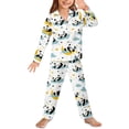 thumbnail image 2 of CONZONE Big Girls Pajama Set Long Sleeve Button Down Shirt and Pants Dog Print Soft Sleepwear 2 Piece Pjs Set Size 11-12 Years, 2 of 3