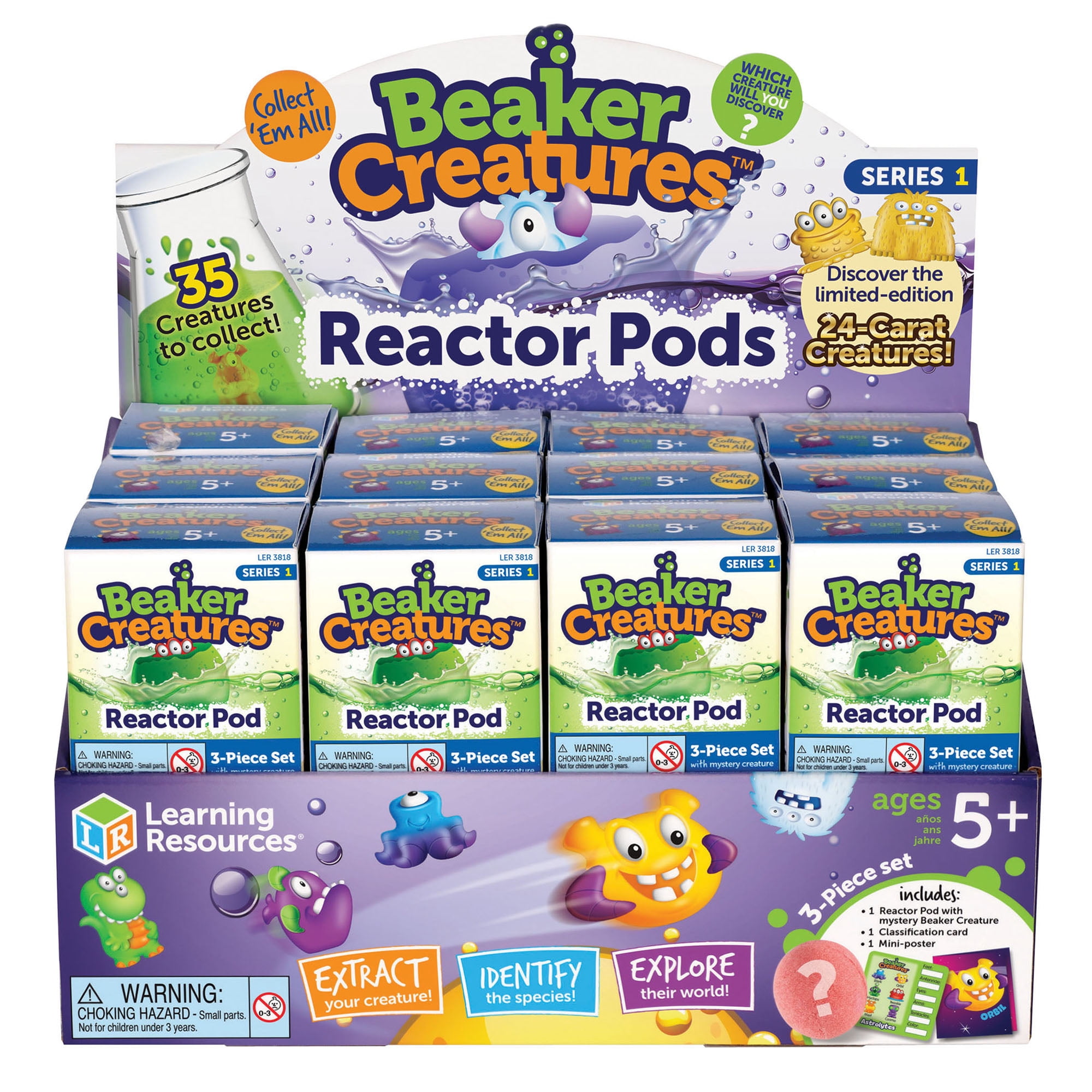 Beaker Creatures™ Reactor Pod, Set of 24