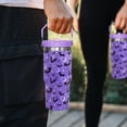 thumbnail image 5 of 30 oz Halloween Boo Flip Tumbler Insulated Stainless Tumbler, Goth Ghost Travel Coffee Cup Water Bottle, Witch Goth Decor For Women, 5 of 6