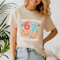 thumbnail image 4 of I Survived 67 Days of School, Funny Teacher School Shirt, Back to School Tshirt, Classroom Humor Tee, Teacher Student Gift, 4 of 5