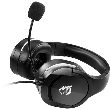MSI - Immerse Wired Gaming Headset - Black