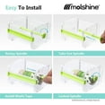 thumbnail image 4 of Hltser 2 Pack Transparent Visible Desktop Washi Tape Dispenser Tape Cutter Tape Holder (Not Include Masking Tape)- (Green), 4 of 6