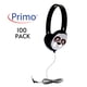 thumbnail image 2 of Paquete de 100 Auriculares Face- Primo Panda, Conector de 3,5 Mm, Hechos de Plástico ABS, con Dura-Cord Resistente a Masticar y Torceduras, 2 of 5