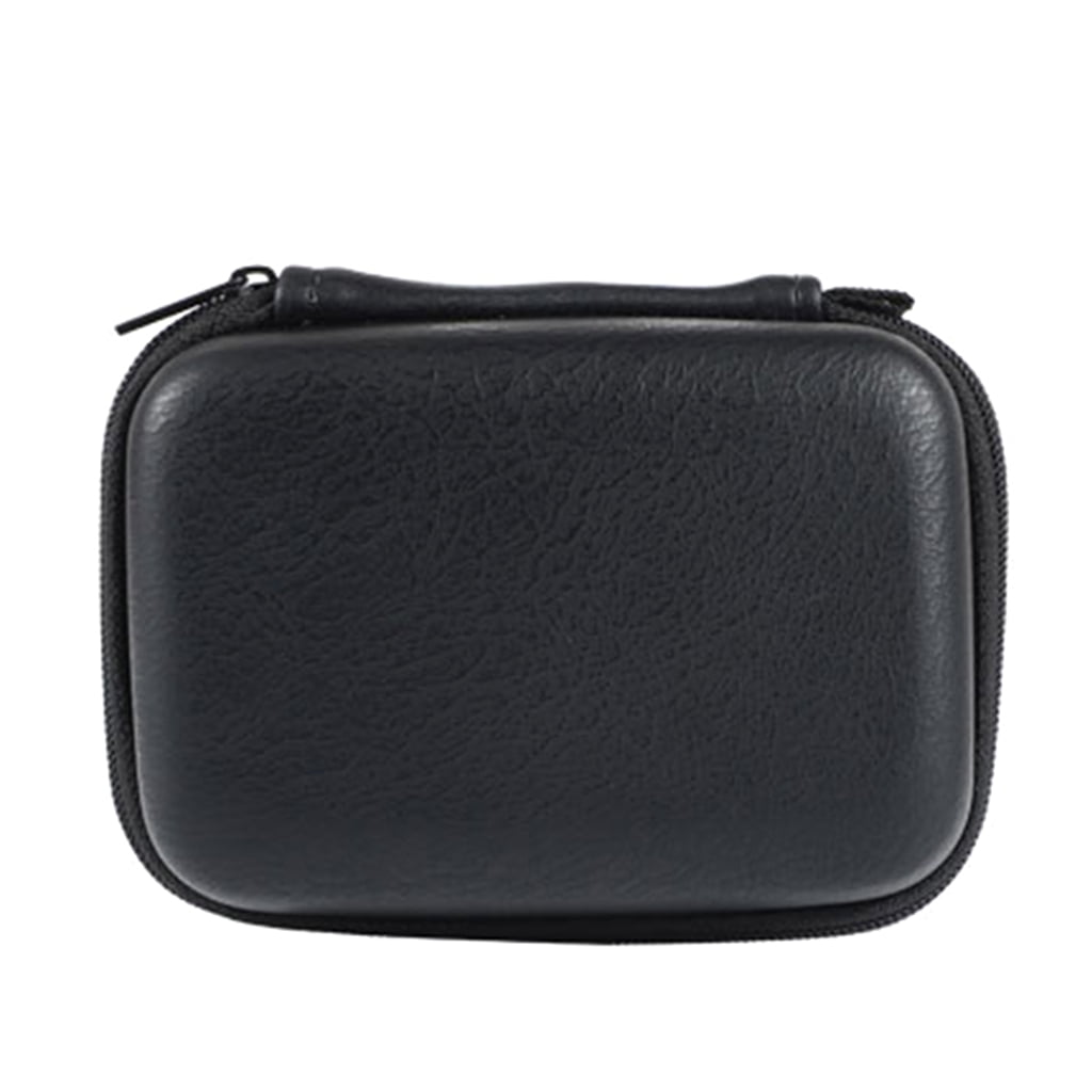 Data USB Cable Organizer Leather Earphone Mini Storage Bag Case Zipper Pouch Box 