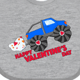 thumbnail image 4 of Inktastic Happy Valentine's Day-monster Truck Boys or Girls Baby Bib, 4 of 4