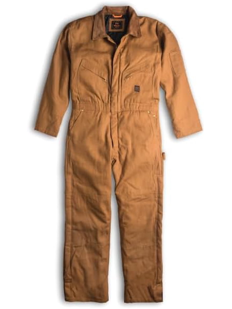 Men's Tall Zero-Zone Duck Insulated Coverall - PECAN - LT