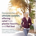 thumbnail image 2 of HANDARTE Leather Orthotic Insoles for Men | Arch Support Inserts for Flat Feet, Plantar Fasciitis & Overpronation | 100% Natural Goatskin - Chrome-Free, Anti-Sweat & Anti-Odor (US M11 | EU45), 2 of 5