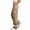 Khaki, variant on Oiangi Cargo Pants for Women Elastic Waist Baggy Casual Pants Hiking Travel Trousers with Pockets Navy