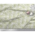 thumbnail image 2 of Soimoi Cotton Cambric Fabric Leaves & Paisley Block Printed Craft Fabric by The Yard 42 Inch Wide, 2 of 3