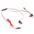 thumbnail image 4 of Auricures Intrauditivos Estéreo con Canceción de Ruido con Micrófono Desmontable, Auricures para Juegos con Vibración de Graves Profundos rojo, 4 of 10
