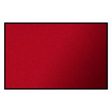 108 in. Cut Pile Rug in Solid Red (Large)