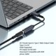 thumbnail image 3 of Cable De CC A Tipo C, Cable USB C A CC De 5,5 Mm Luz De Identificación Automática Entrada Hembra Portátil De 5,5 X 2,5 Mm Para Oficina, 3 of 7