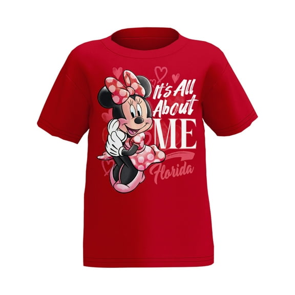 Disney Minnie All About Me Toddler Tee Shirt, 2T-4T (Girl's)
