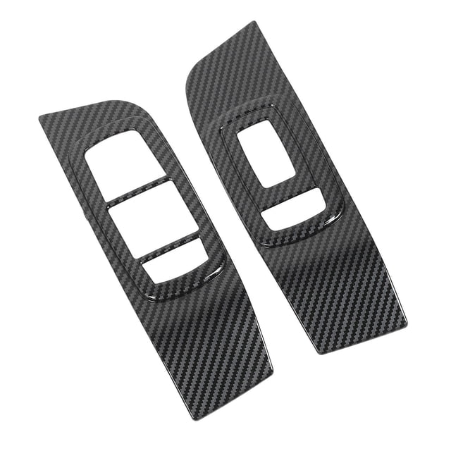 Door Window Switch Panel Frame, Window Control Switch Panel Trim Easy Install Scratch Resistant for Cars