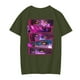 thumbnail image 4 of Pop cazadora para niña Demon Hunters Round-Neck Printed Anime Trio Poster T Shirt （Dark Green）, 4 of 4