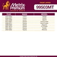 thumbnail image 2 of Metrix Premium Chassis Parts - 2 PC Front Upper Ball Joint Kit Fits 10-22 Lexus GX460, 08-21 LX570, 08-21 Toyota Land Cruiser, 08-22 Sequoia, 07-14 FJ Cruiser, Replacement K500018, Made in Europe, 2 of 7