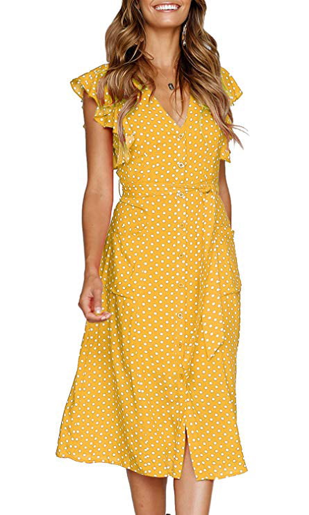 summer dresses polka dots