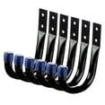 thumbnail image 2 of 6 ganchos de garaje de hierro resistente que ahorran espacio, prácticos y resistentes ganchos de pared para colgar cables, cestas, bicicletas y patio. Azul, 2 of 8
