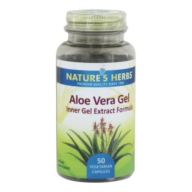 Nature's Herbs Aloe Vera Gel 50 Capsules