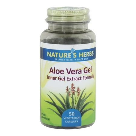 Nature's Herbs - Aloe Vera Gel - 50 Capsules - Walmart.com Nature's Herbs - Aloe Vera Gel - 50 Capsules - Walmart.com