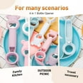 thumbnail image 3 of 2PCS 4 in 1 Bottle Opener, Beer Can Opener Bottle Cute Bear Bottle Opener Multi Kitchen Tool for Seniors and Arthritis Sufferers, Limited time clearance under 10 Dollars, 3 of 6