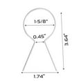 thumbnail image 3 of Bgsha 100 Pcs Galvanized Steel Fence Ties fit for Fence Posts,T-Post Metal Fence Wire, 3 of 9