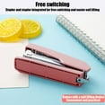 thumbnail image 6 of Neoyler Effortless Convenient Stapler for Office and Student Use Compact and Lightweight Staple Up to 15 Sheets of A4 Paper Easy to Change Staple Mode Excludes Staples, 6 of 6