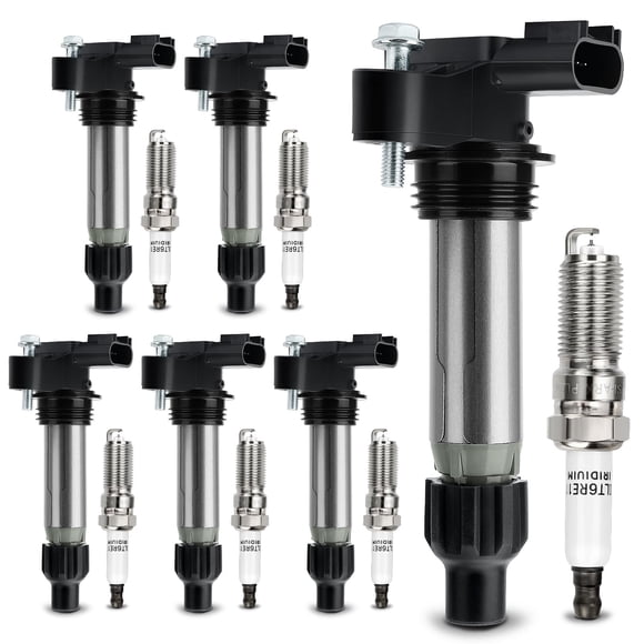 Set de bobina de encendido y bujías X4XZ UF569+12622561 para Buick