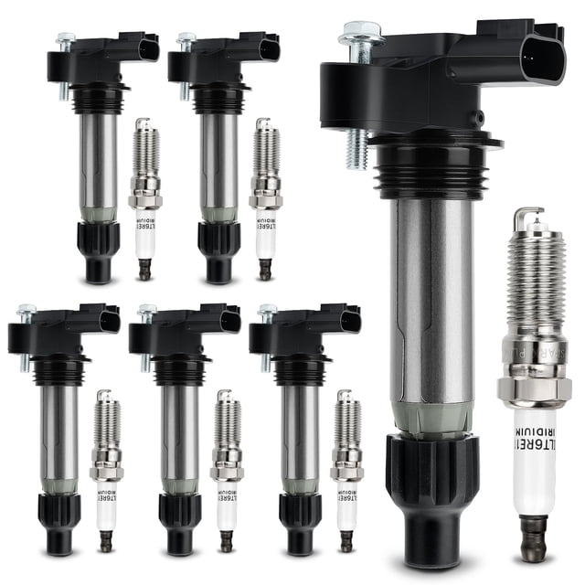 Set de bobina de encendido y bujías X4XZ UF569+12622561 para Buick