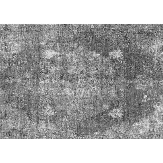 Ahgly Company Indoor Rectangle Persian Gray Traditional Area Rugs, 2' x 4'