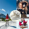thumbnail image 5 of Women's Winter Warm Snow Boots, Waterproof Mid Calf Boots Outdoor Anti-slip Height Increase Shoes Warm Comfortable Winter Shoes, 5 of 6