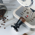 thumbnail image 3 of 51mm Espresso Coffee Tamper Adjustable Height Constant Force Coffee Tamper Stainless Steel Base Internal Spring, 3 of 8