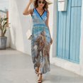 thumbnail image 6 of Beach Seashell Starfish King Size Sleeveless Dress Dresses Summer Women Dresses Clothing Woman Dresses Dress, 6 of 7