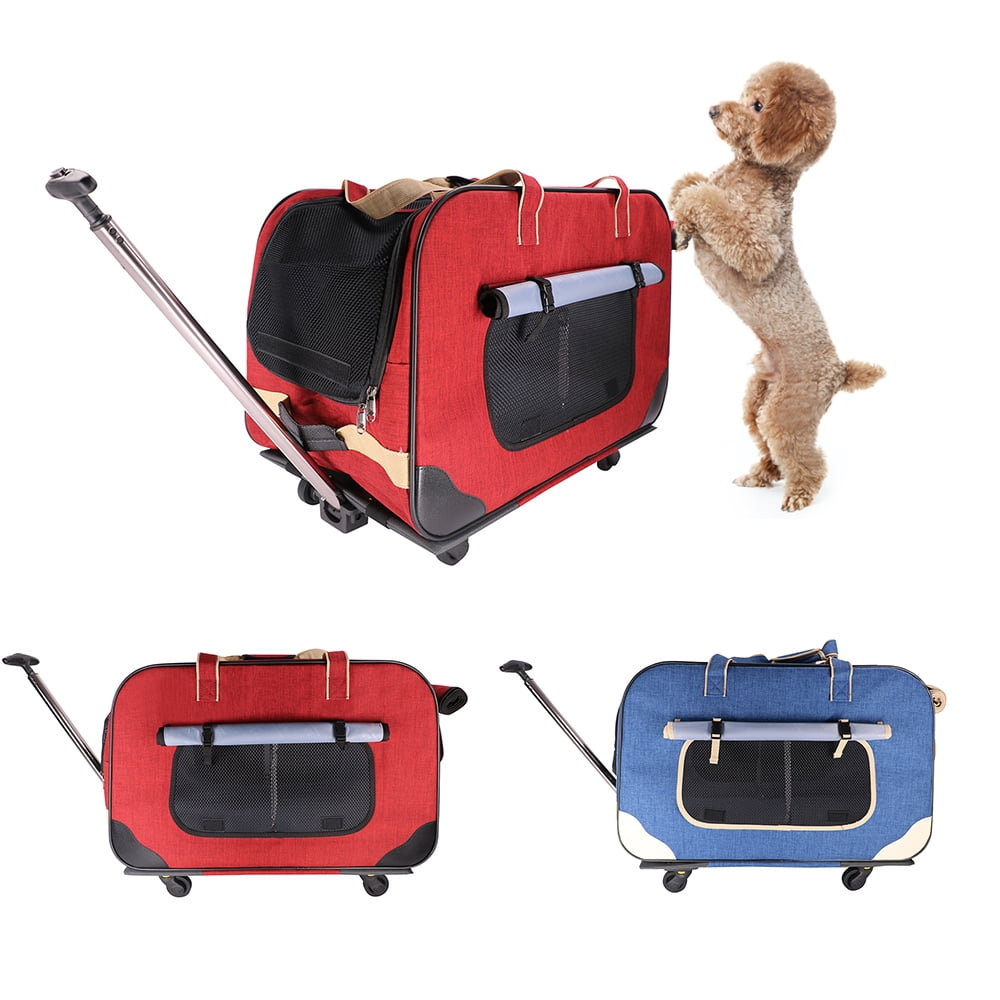 rolling dog bag
