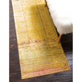 thumbnail image 1 of Unique Loom 3125289 2 ft. 7 in. x 9 ft. 10 in. Muse Austin Runner Rug, Yellow, 1 of 1