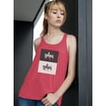 thumbnail image 2 of Energy Think Ok Banner Racerback Tank Women -Image by Shutterstock, Female x-Small, 2 of 4