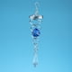 thumbnail image 2 of Estabilizador giratorio de viento de 2 piezas Bola de observación Cola en Decoración colgante para interiores y exteriores Alambre plateado Ci Soledad Spinner de viento de cristal, 2 of 10