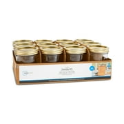 Mainstays 16 oz Mason Jars, Wide Mouth Pint Canning Jars with Lids and Rings, 12-Pack Glass Jars for Home Canning and Meal Prep